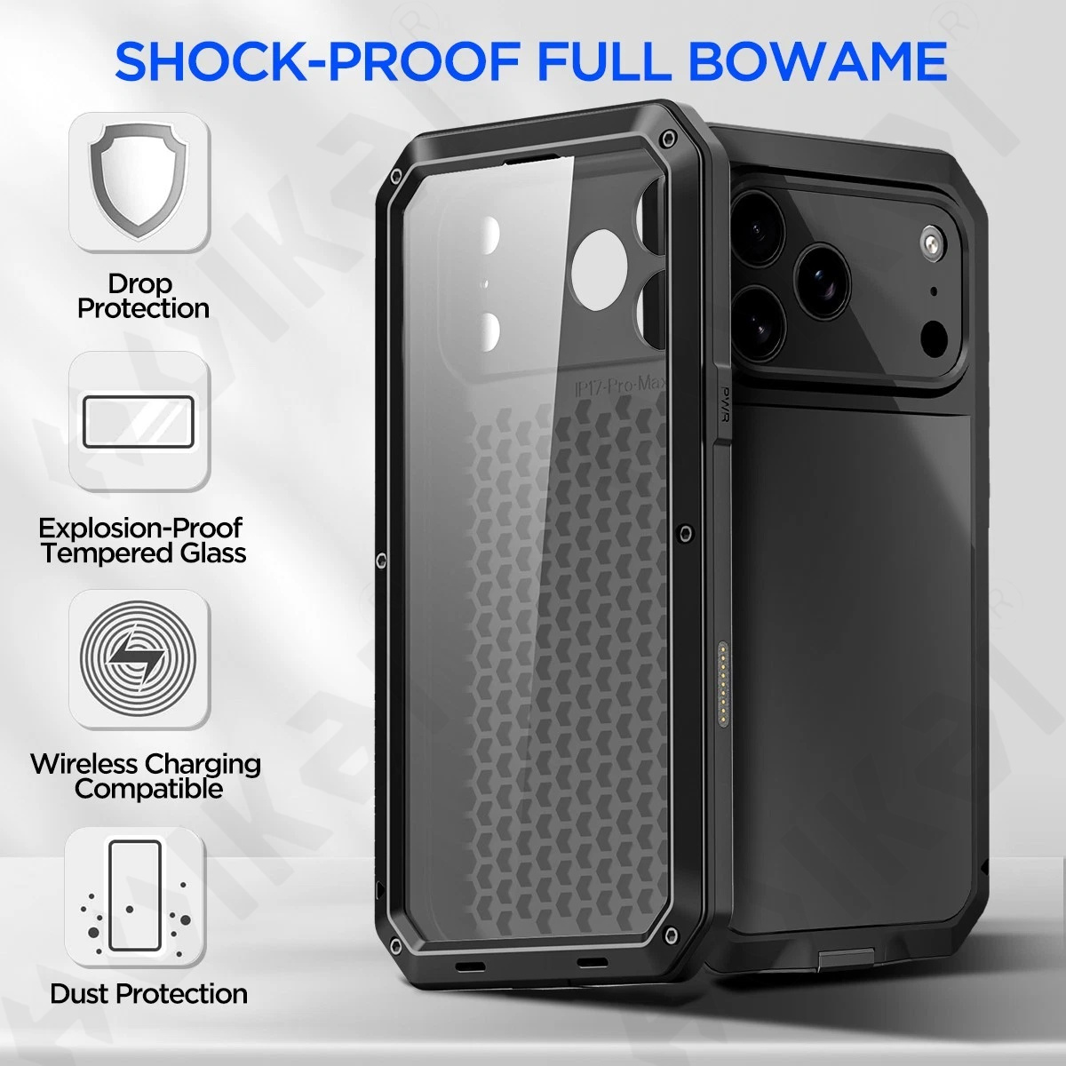 Case For iPhone 18 17 16 15 14 - Heavy Duty 360 Full Body Protective Case recension och pris