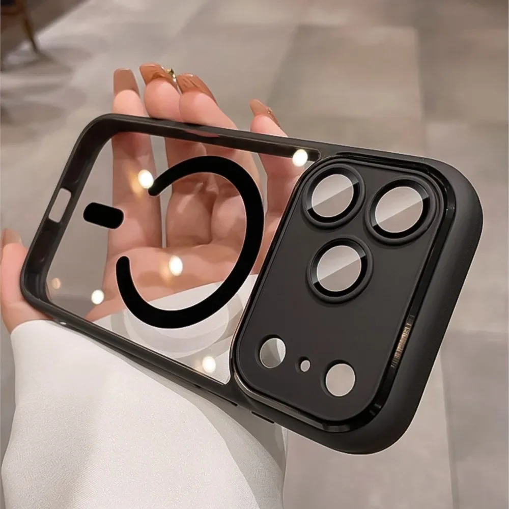 Luxury Armor Bumper Clear Magn - Clear Shockproof Bumper Case recension och pris