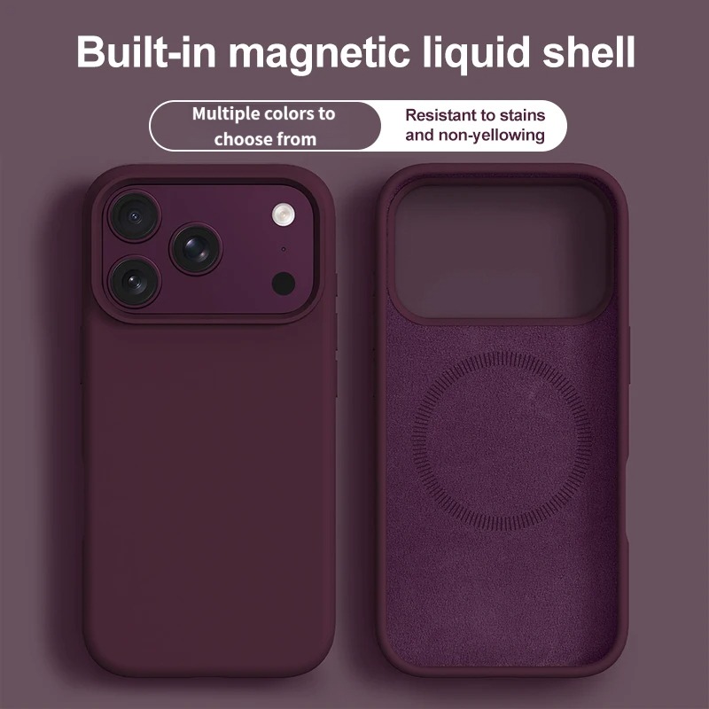 Original Liquid Silicone Magn - Liquid Silicone Magnetic Phone Case recension och pris